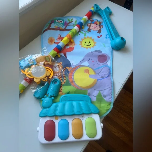 Baby Playmat Piano,Smart Stage Detachable Musical Education Infant Playmat Piano - Picture 8 of 11